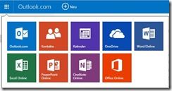 App-Launcher für Office 365 und OneDrive/Outlook.com