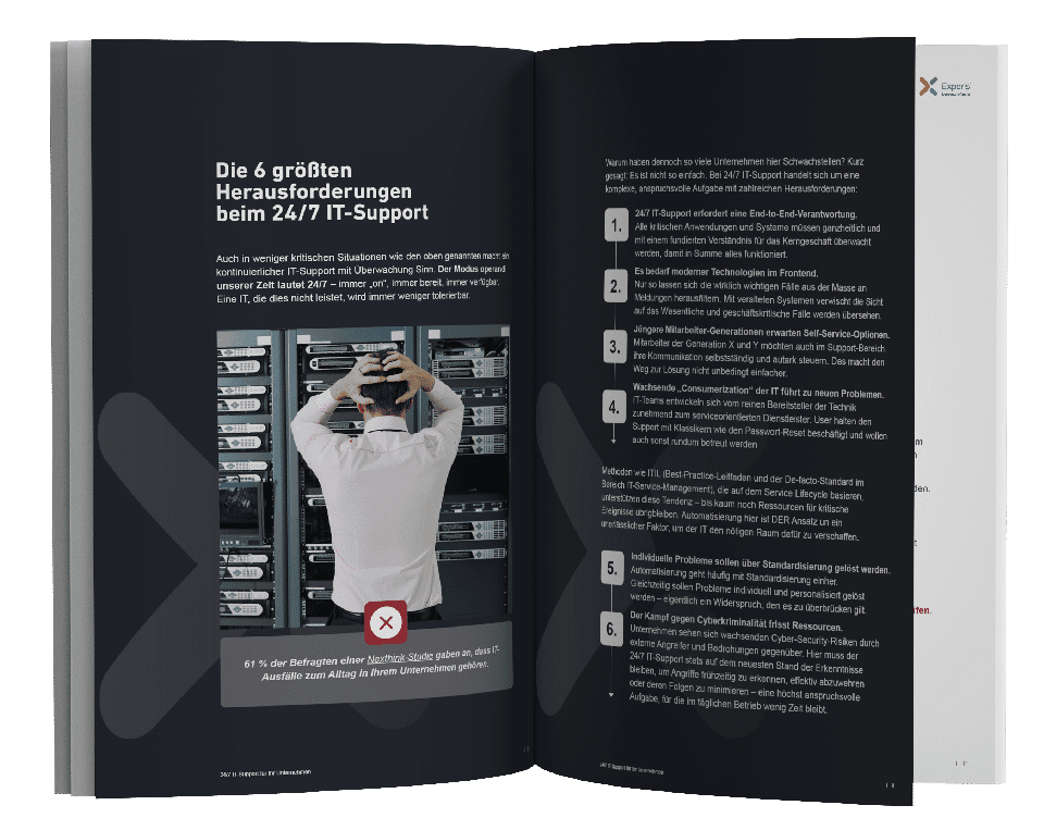 Whitepaper: 'Ausfallrisiken abwehren: Leitfaden für einen wirtschaftlichen 24/7 IT-Support' Expertis Whitepaper 24 7 Support DE PAGE 2