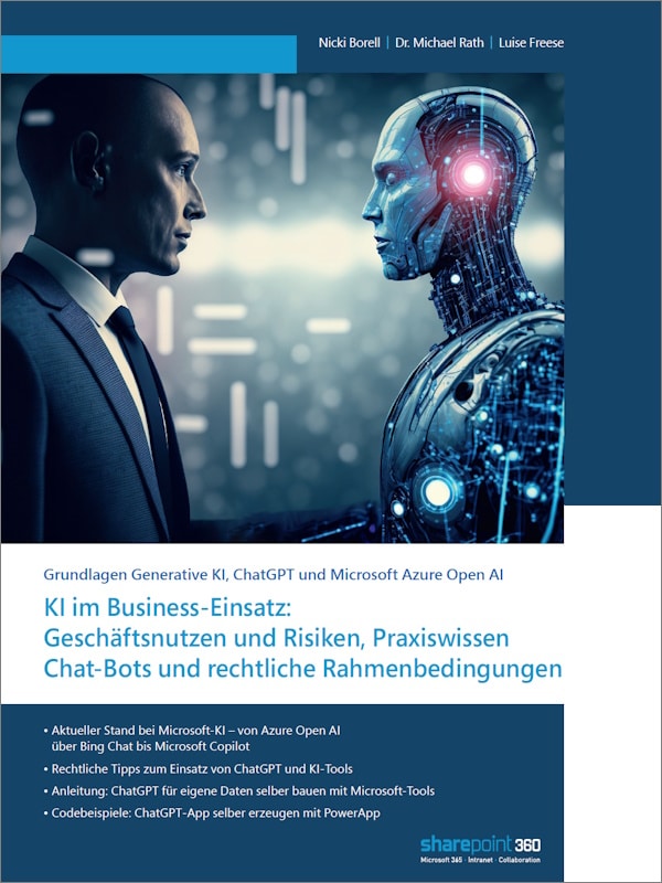 Neues E-Book: 'KI im Business-Einsatz: Geschäftsnutzen, praktische Einsatzbeispiele und rechtliche Rahmenbedingungen'