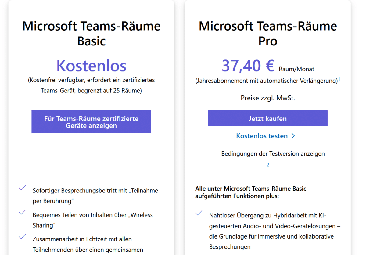 Konferenzraumsysteme im Überblick: Teams Rooms versus Zoom Rooms Teams Rooms Vs. Zoom 4 1200x836