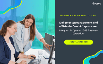 Webinar: 'Geschäftsprozesse optimieren mit zentralisiertem Dokumentenmanagement' am 4.3.