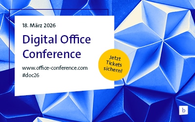 Digital Office Conference 2026 in Berlin DOC26 Banner Medienpartner SP360 400x250px