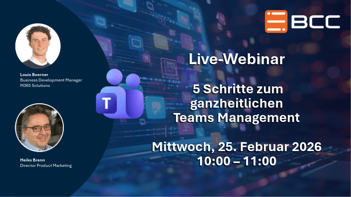 Partner-Webinar: 'In 5 Schritten zum ganzheitlichen Teams Management' am 25.2. teams webinar 700px