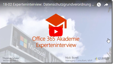 Experteninterview Datenschutzgrundverordnung mit Nicki Borell